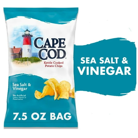 Cape Cod Potato Chips Sea Salt and Vinegar Kettle Chips - 7.5oz