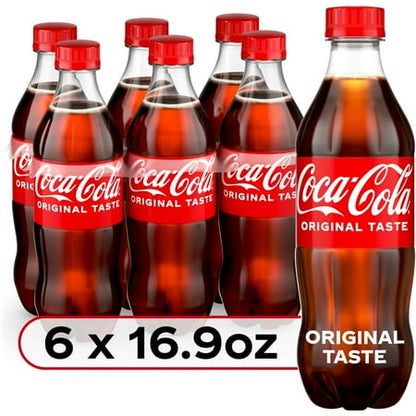 Coca-Cola Bottles, 16.9 fl oz, 6 Pack