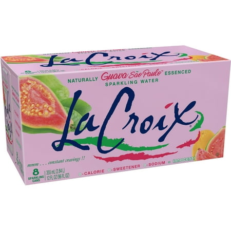 LaCroix Sparkling Water Guava Sao Paulo - 8pk/12 fl oz Cans