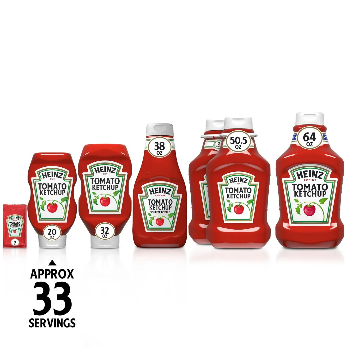 Heinz Tomato Ketchup, 20 oz Bottle, Liquids, Casein-Free, Heinz
