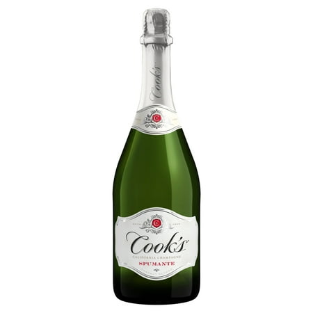 Cook's California Champagne Spumante, White Sparkling Wine, 750 mL Bottle
