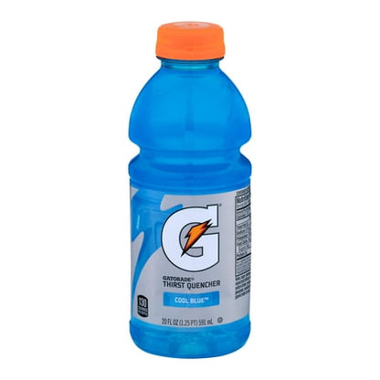 Gatorade Thirst Quencher Cool Blue Sports Drink 20 Fluid Ounce Plastic Bottle