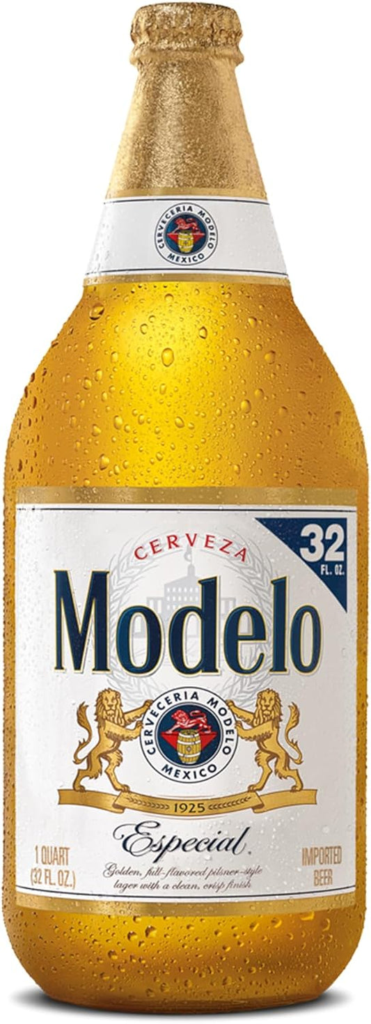 Modelo Especial Beer, 32 fl oz Bottle, 4.4% ABV