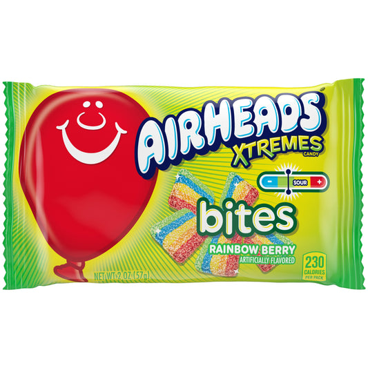 RAINBOW BERRY XTREMES BITES SOUR CANDY, RAINBOW BERRY