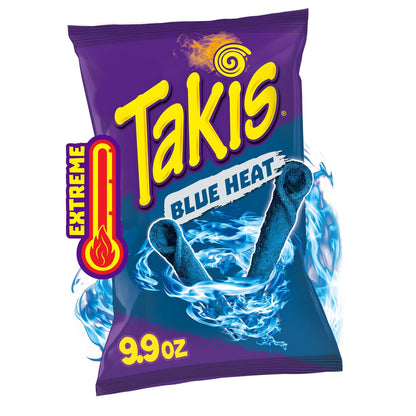 Takis Rolled Blue Heat Tortilla Chips - 9.9oz