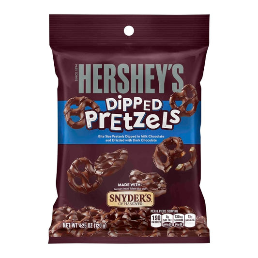 Hershey s Milk Chocolate Dipped Pretzels  4.25 oz