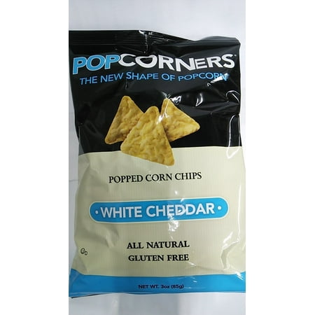 6 PACKS : White Cheddar Popcorn Chips 16 - 3 Oz Bags