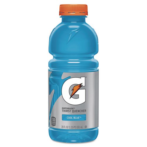 Gatorade Thirst Quencher Cool Blue Sports Drink 20 Fluid Ounce Plastic Bottle