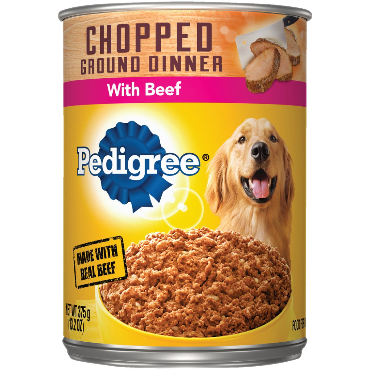 Pedigree Chopped Ground Dinner Wet Dog Food with Beef - 13.2oz