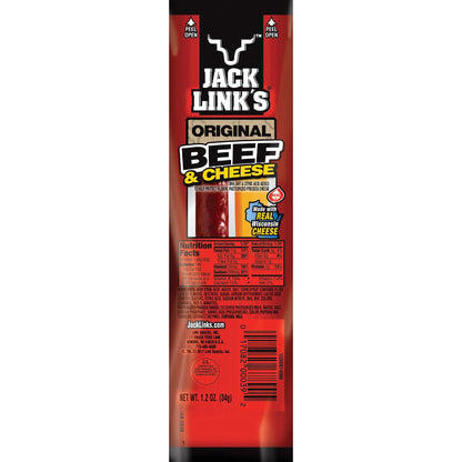 Jack Link s Snack Sticks  Protein Snack  All American Beef & Cheese  1.2oz
