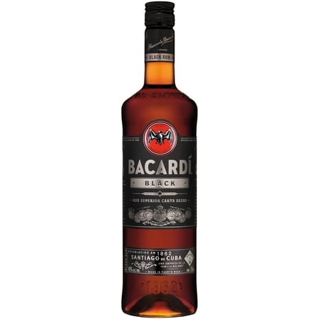 Bacardi Black Rum, 750 mL