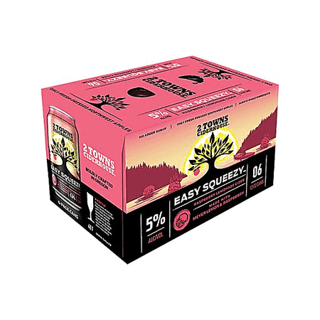 2 Towns Ciderhouse Easy Squeezy 6/12c