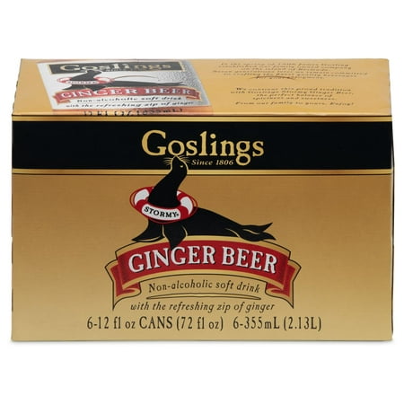 Goslings Stormy Ginger Beer Cocktail Mixer  6-12 fl. oz Cans