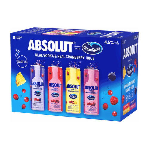 Absoulut Cranberry Variety 8 Pk