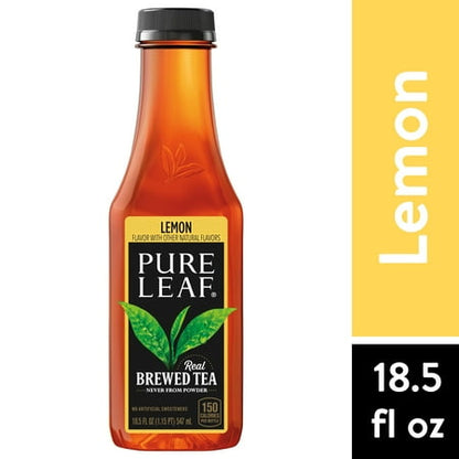 Pure Leaf Tea with Lemon 18.5 Fluid Ounce Plastic Bottle