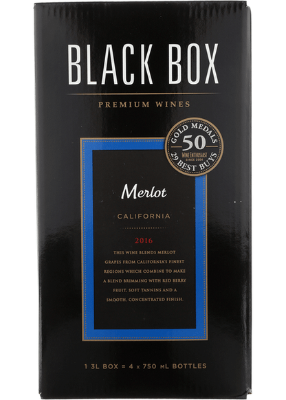 Black Box Merlot, Red Wine, 3 L Box