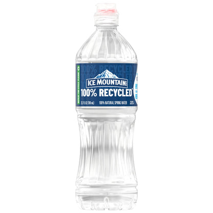ICE MOUNTAIN Brand 100% Natural Spring Water, 23.7-ounce plastic bottle