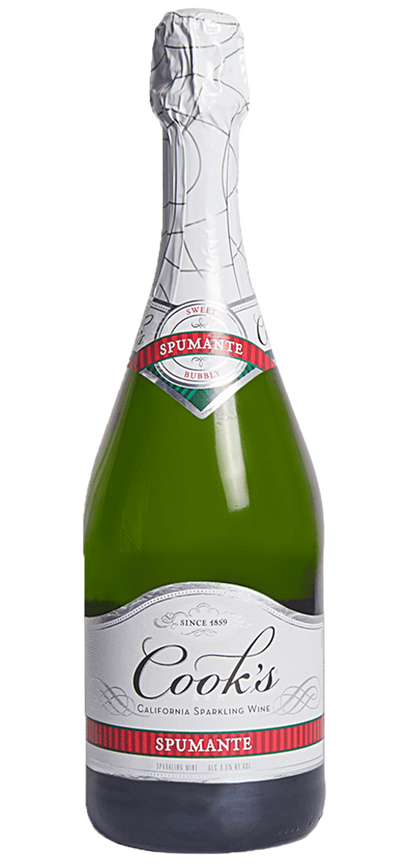 Cook's California Champagne Spumante, White Sparkling Wine, 750 mL Bottle