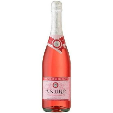 Andre Strawberry Moscato Sparkling Wine, 750 mL