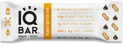 Iq Bar: Peanut Butter Chip Bar  1.6 Oz