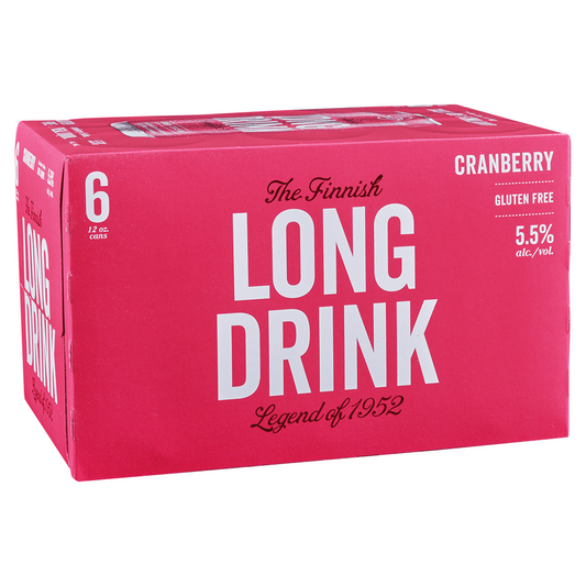 Long Drink Cranberry 6 Pk