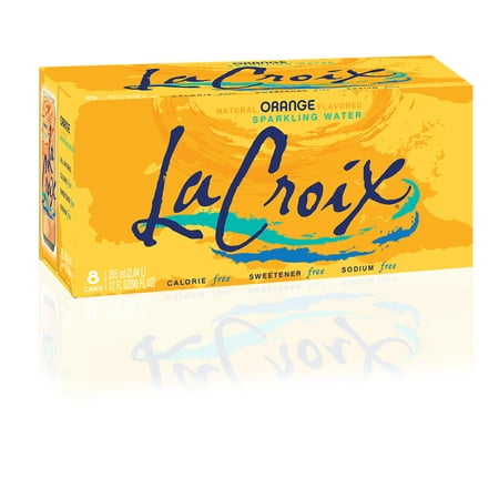 CALORIE FREE NATURAL ORANGE FLAVORED SPARKLING WATER, ORANGE