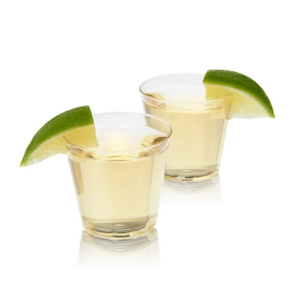 True Party Disposable Shot Glasses  Clear Plastic Drinking Glasses  Whiskey Cocktail Plastic Tumblers  Party Wedding Supplies  1oz Set of 50