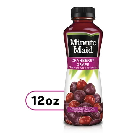 Minute Maid Cranberry Grape Fruit Juice  12 fl oz Bottle