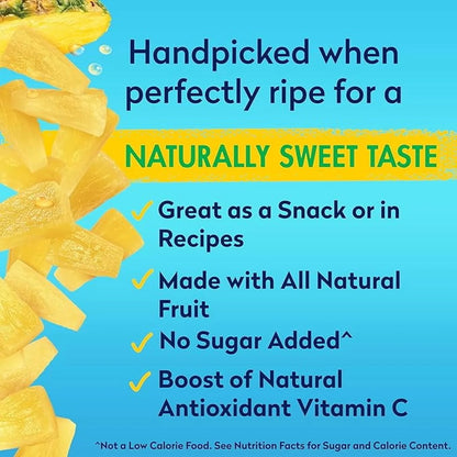 Dole Pineapple Tidbits in 100% Fruit Juice, 20 oz Can