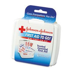 JOHNSON & JOHNSON RED CROSS MINI-TO-GO FAK