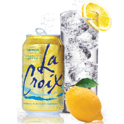 NATURAL LEMON FLAVORED SPARKLING WATER, LEMON