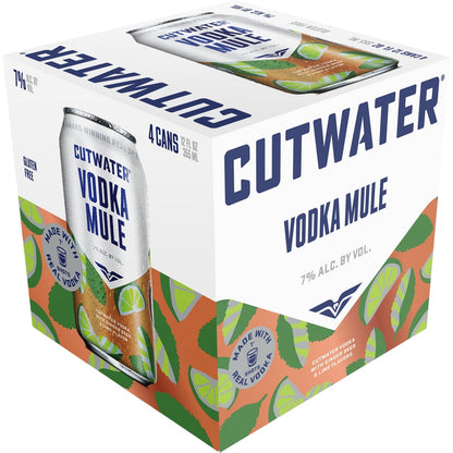 Cutwater Spirits Vodka Mule  4 pack 12 fl. oz. Aluminum Cans  7% ABV