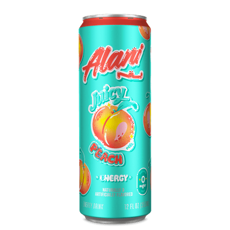 Alani Nu Sugar-Free Energy Drink  Juicy Peach  12 fl oz