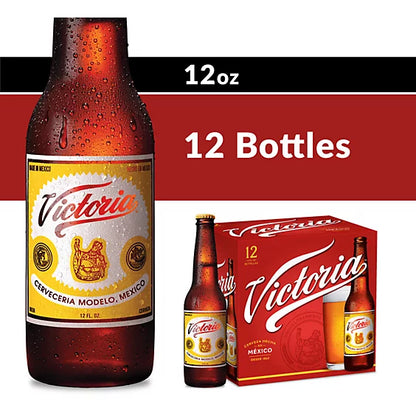 Victoria Mexican Lager Beer Bottles 4.0% ABV - 12-12 Fl. Oz.