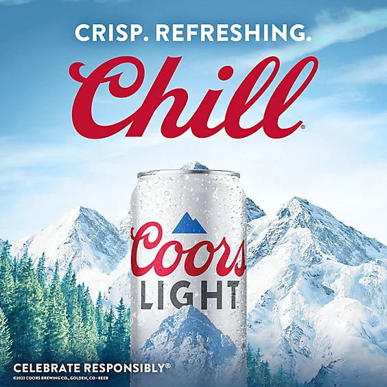 Coors Light American Style Light Lager Beer 4.2% ABV Cans - 12-16 Fl. Oz