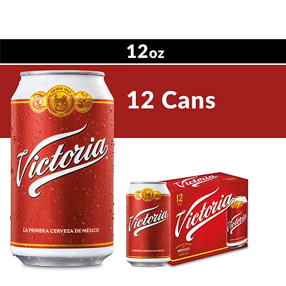 Victoria Mexican Lager Beer Cans 4.0% ABV - 12-12 Fl. Oz.