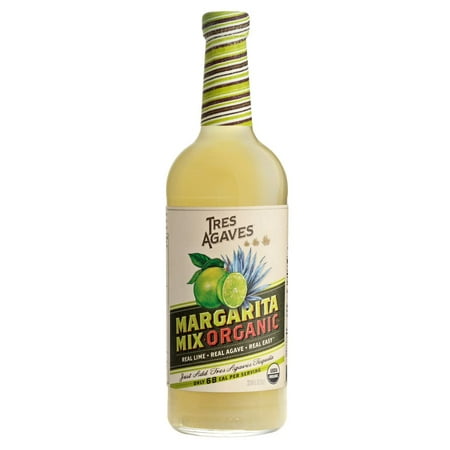 Tres Agaves Organic Lime Margarita Mix  1 Liter Bottle