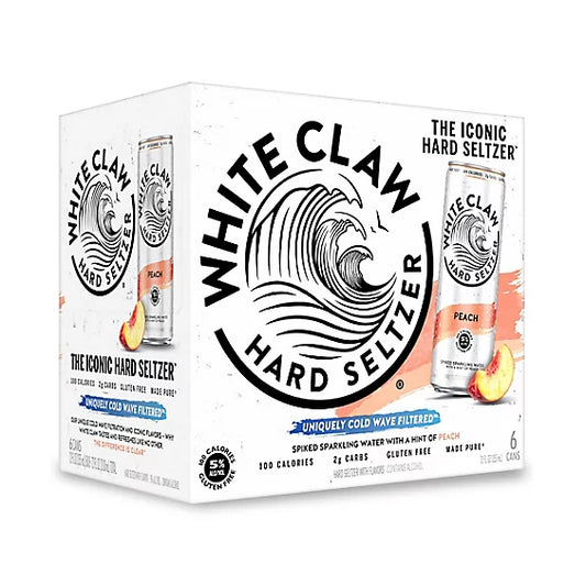 White Claw Peach Iced Tea Can - 6-12 FZ