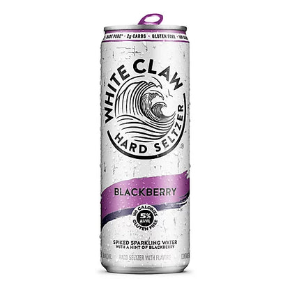 White Claw Blackberry Sparkling Water In Cans - 6-12 Fl. Oz.