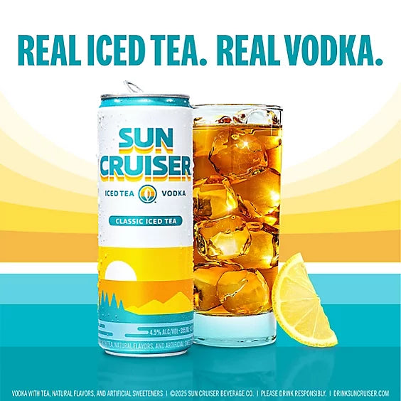 Sun Cruiser Iced Tea Vodka Variety Pack Cans - 8-12 Fl. Oz.