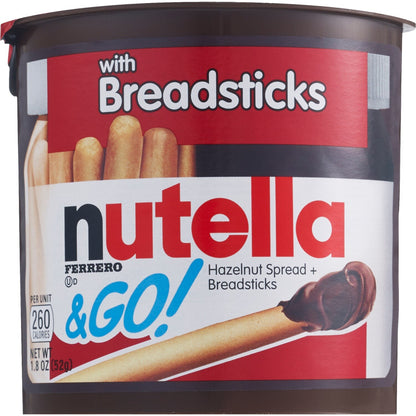 HAZELNUT SPREAD + BREADSTICKS