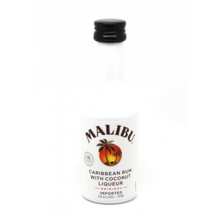 Malibu Rum Caribbean Original Coconut Rum 50ml Bottle