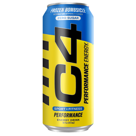 Cellucor C4 Performance Energy Drink  Frozen Bombsicle  16oz Single Can