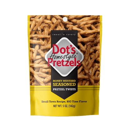 Dot s Homestyle Pretzels Honey Mustard Seasoned Pretzel Twists  5 oz
