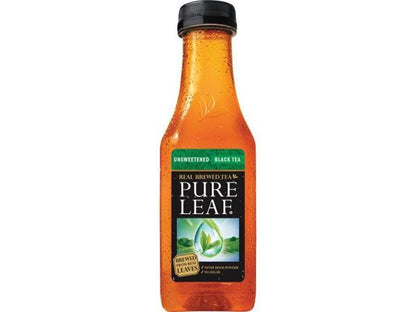 Pure Leaf Unsweetened No Lemon Iced Tea 18.5 Fluid Ounce Plastic Bottle