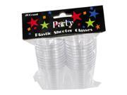 20 Shot Glasses Premium 2oz Clear Plastic Disposable Cups  Perfect Container for Jello Shots  Condiments  Tasting  Sauce  Dipping  Samples