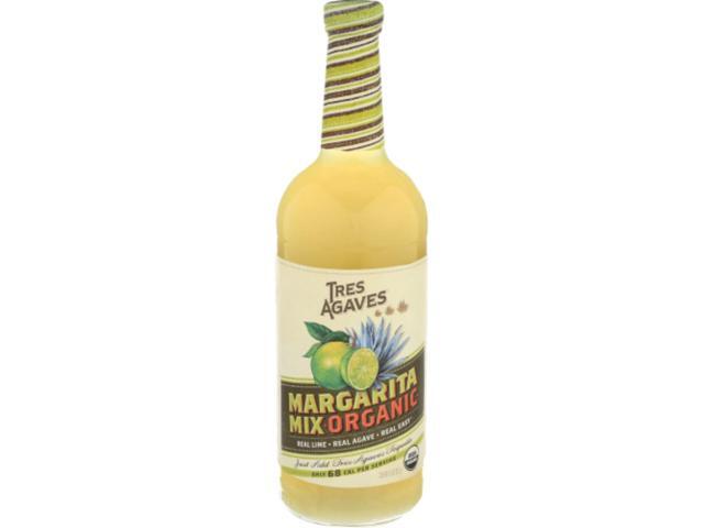 Tres Agaves Organic Lime Margarita Mix  1 Liter Bottle