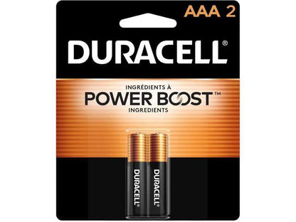 Duracell MN-2400B2 AAA Cell Alkaline Batteries - 2-Pack