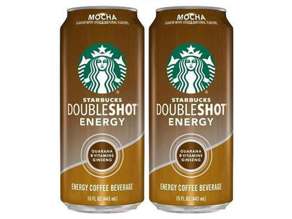 Starbucks Double Shot Energy Mocha Fortified Energy Coffee Drink 15 Fluid Ounce Can