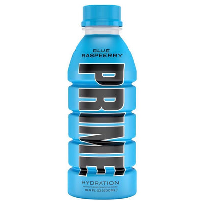 Prime Hydration Drink Blue Raspberry  16.9 fl oz  Single Plastic Bottle